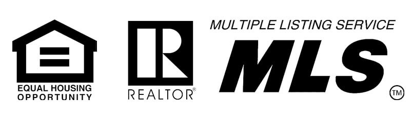 Logos for Equal Housing Opportunity, Realtor, and MLS.